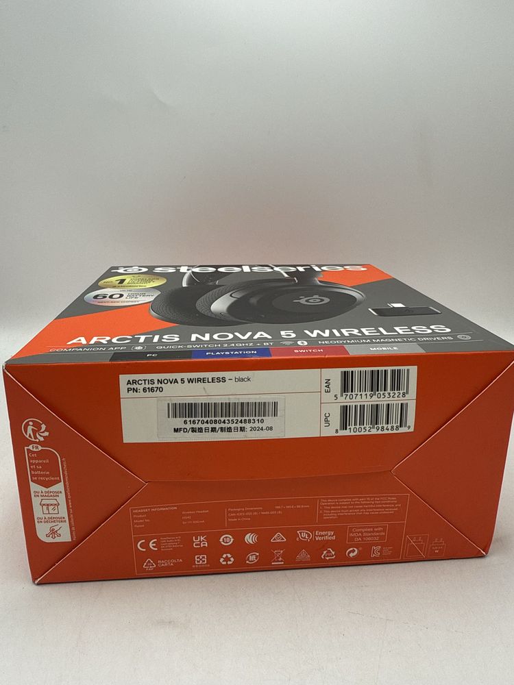 Casti Gaming SteelSeries Arctis Nova 5 Wireless Sigilat C3