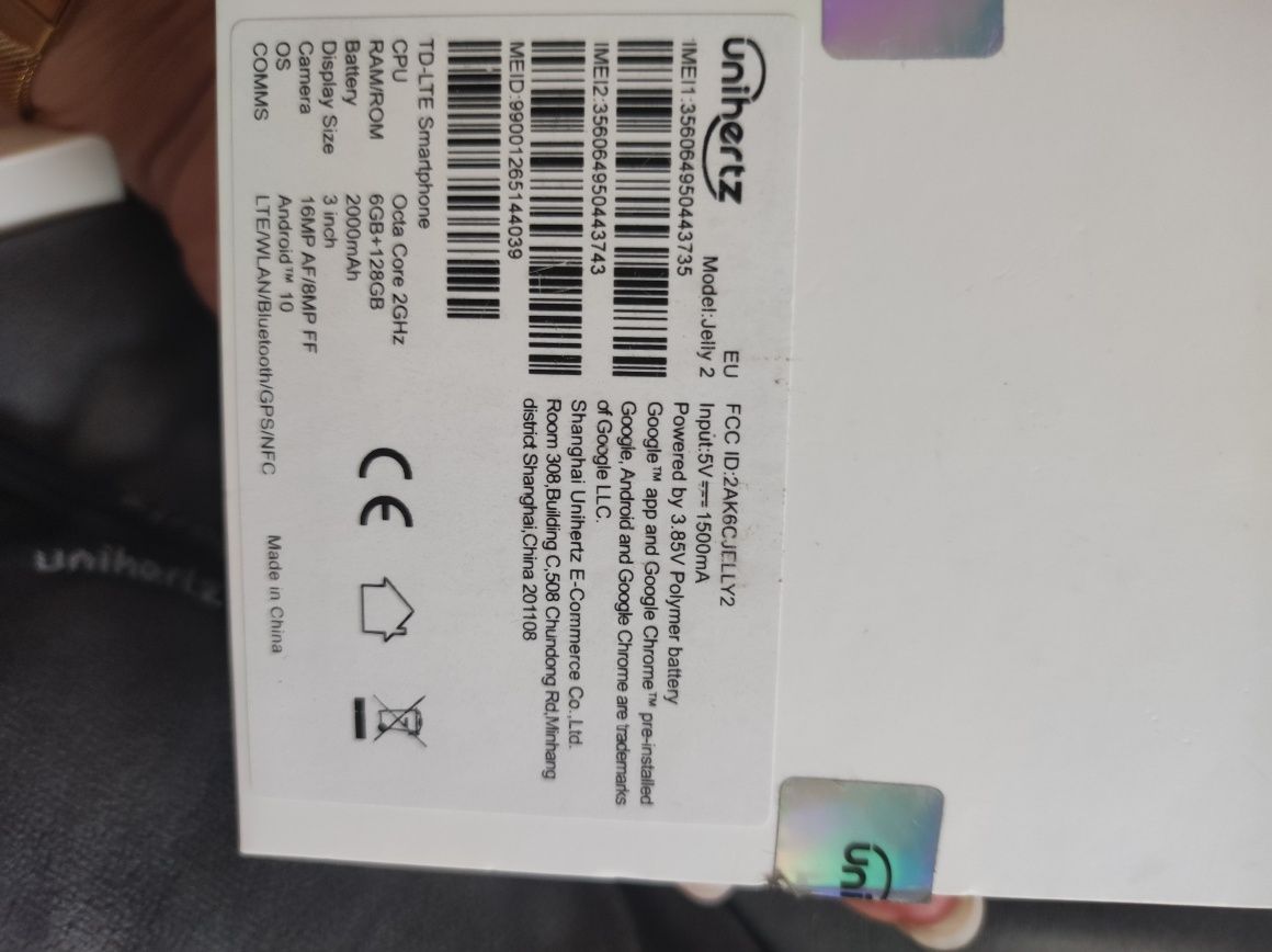 Jelly2 telefon mobil
