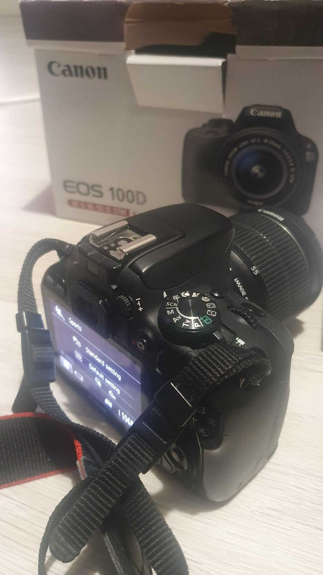 CANON EOS 100D + obiectiv EF-S 18-55 IS STM