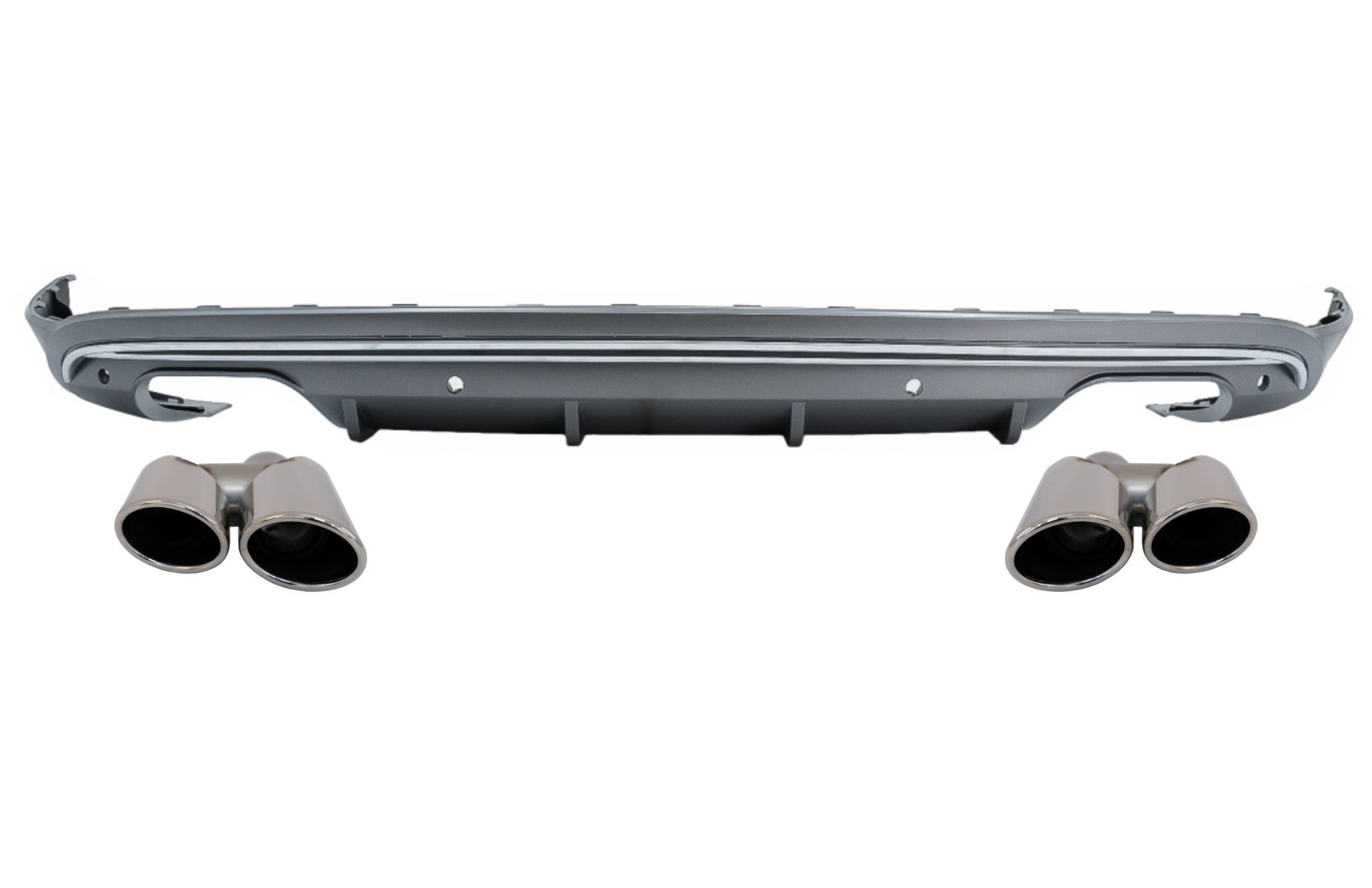 Difuzor Bara Spate cu Ornamente Tobe compatibil cu Audi Q5 8R (2009-20
