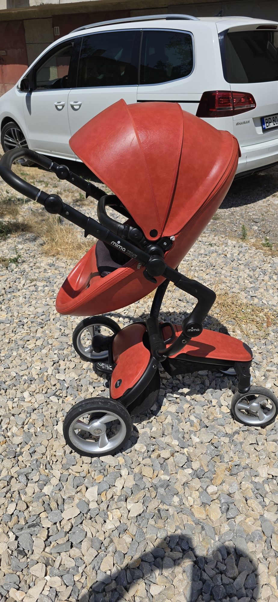 Бебешка количка 2в1 Mima Xari sicilian red