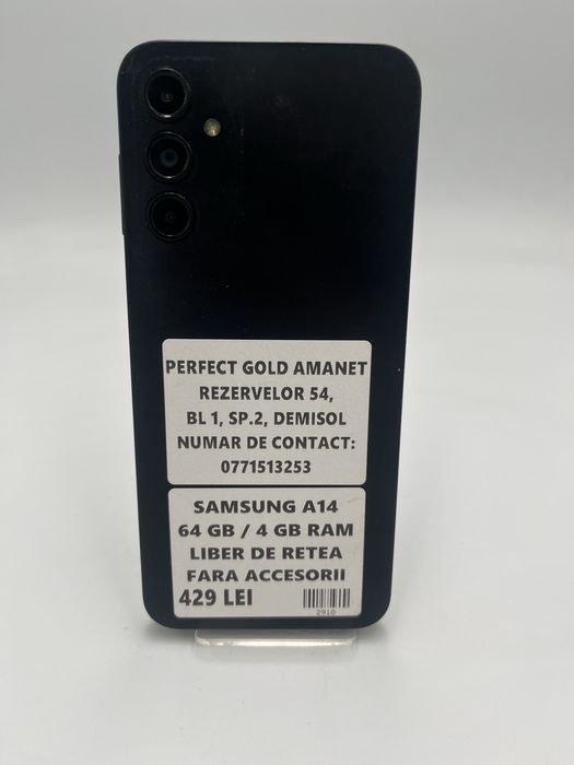 Samsung A14  4/64 GB   Cod 2910