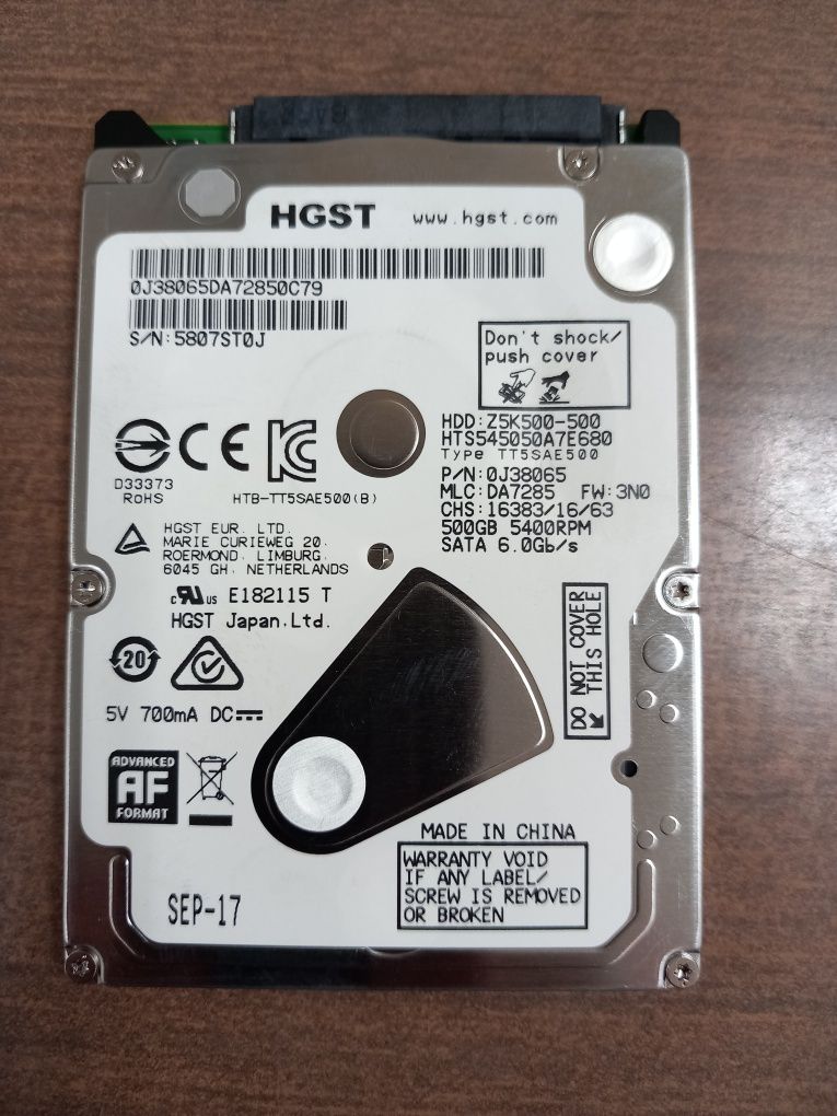 HDD laptop SATA 500GB