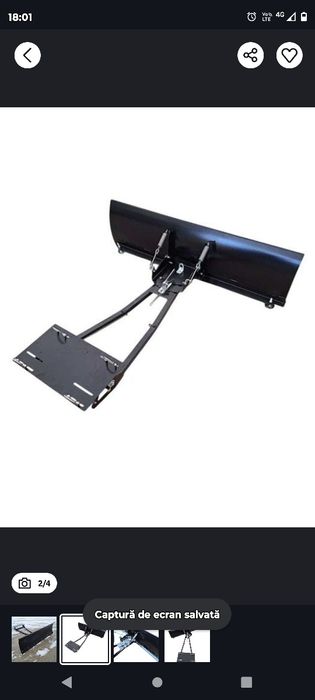 Vând lama curățat zapada