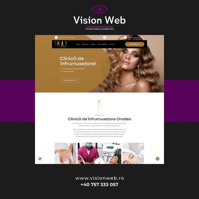 Creare Site De Prezentare, Magazin Online la cheie! Web Design