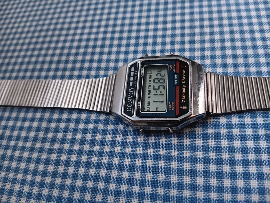 Ceas de mana Convoy, Vechi de colecție, anii 80-90 perfect functional!