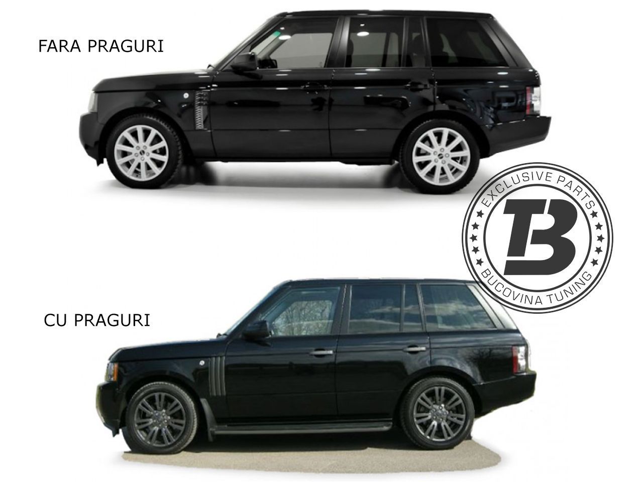 Praguri Aluminiu compatibile cu Range Rover Vogue L322