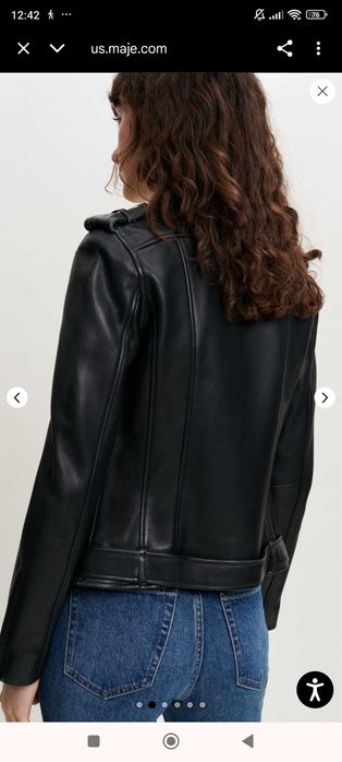 Кожено яке Maje, 40 размер, м