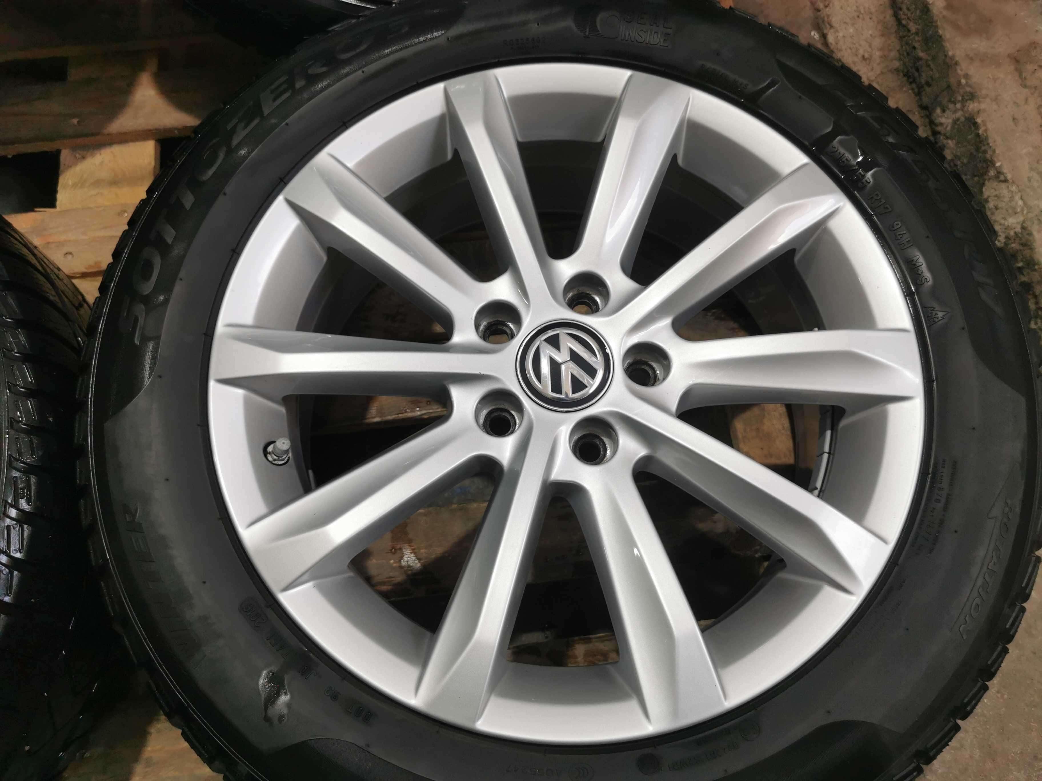 Jante Originale Vw Passat B8 Helsinki . R 17 cu anvelope de iarna