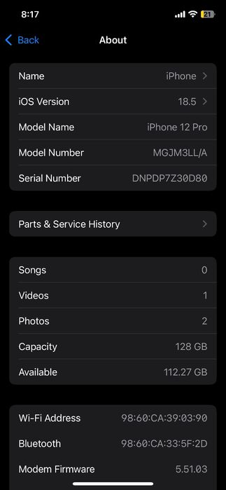 Iphone 12 pro 128gb