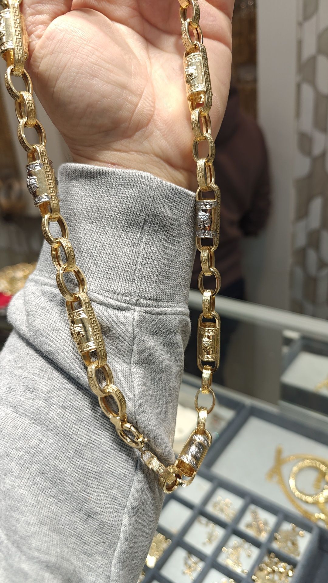 Lanț aur model Versace 14 k