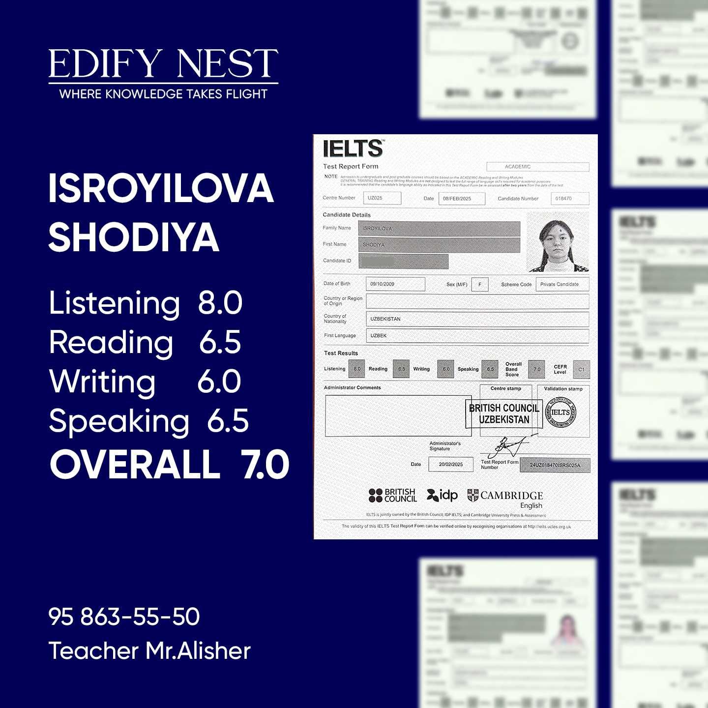 Репетитор по IELTS and General English