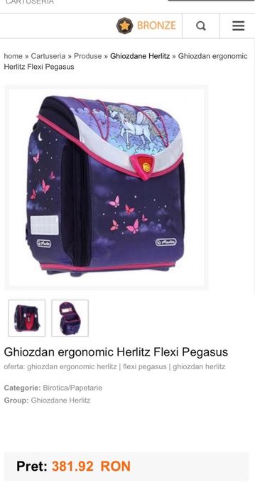 Ghiozdan Herlitz ergonomic
