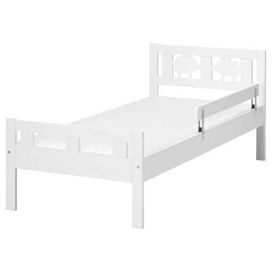 Детско легло с парапет, подматрачна рамка и матрак KRITTER IKEA 70/160