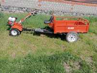 Motocultor Ruris 8 CP + Remorcă