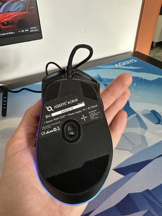 Mouse gaming aqirys acrux