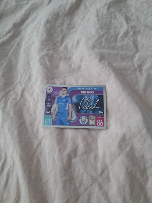 Topps колекционерска карта на Фил Фоудън