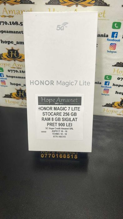Hope Amanet P3 Honor Magic 7 lite NOU