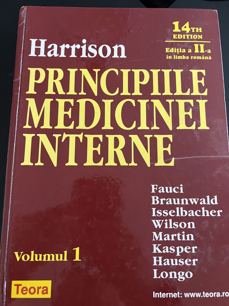 Harrisons editia 14 2001