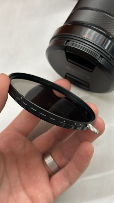 Обектив Sony 18-105 G f4 + ND филтър