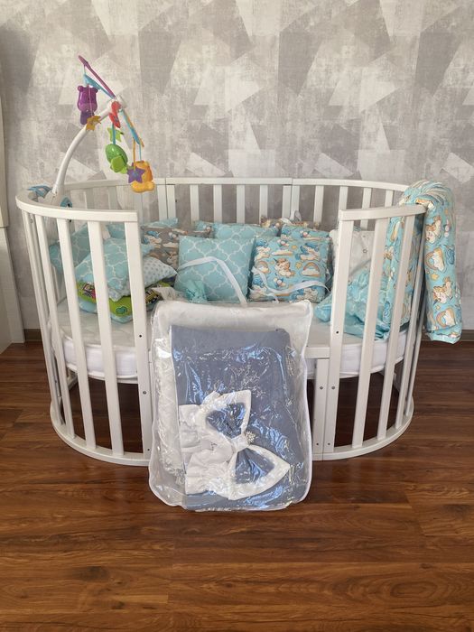 Манеж, бортики , конверт для выписки (новый)