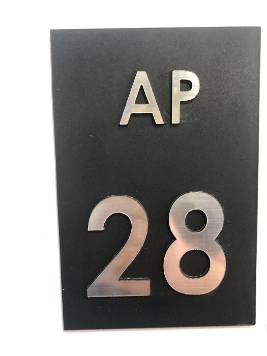 numere decupate gravura laser pentru apartament vila casa