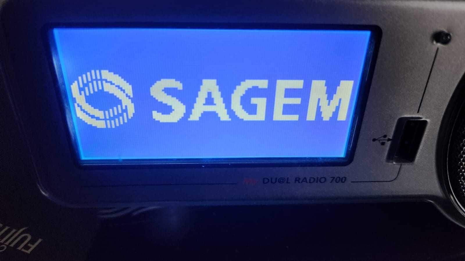 Sagem My Dual IP radio 700 Wi-Fi internet radio FM USB MP3 alarma