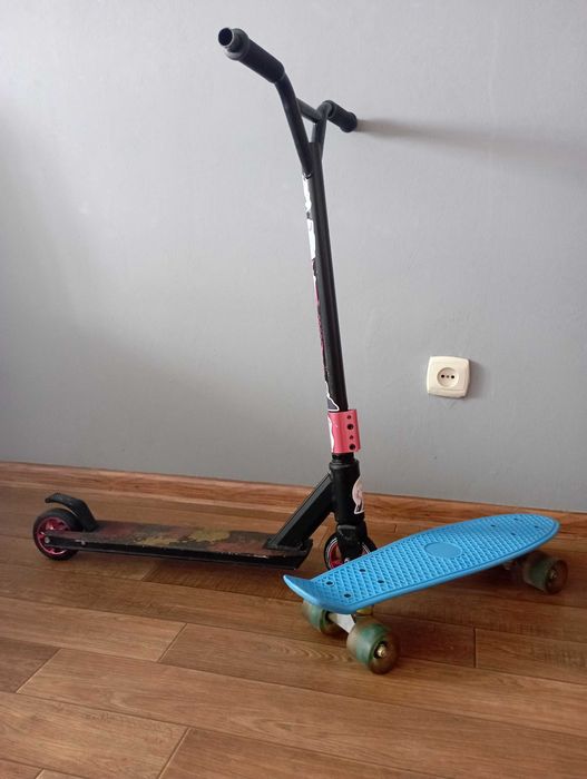 самокат трюковой и  пениборд