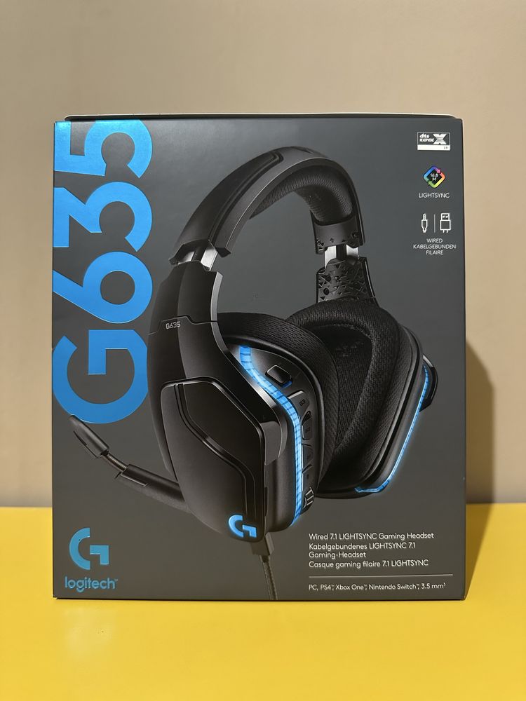 Здравейте, продавам Слушалки Logitech G635