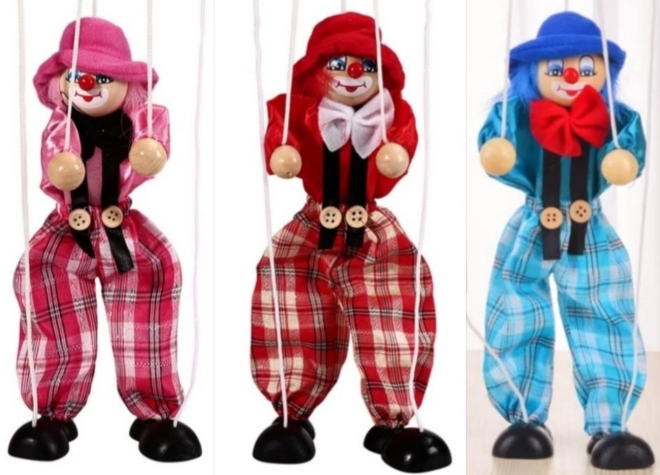 Нови дървени кукли марионетки