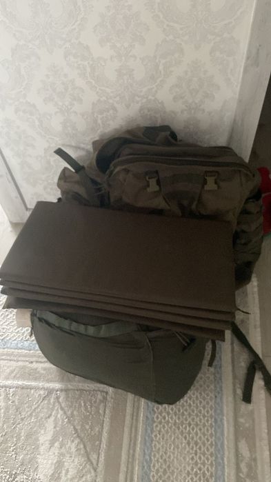 Вещевой мешок,  каримат,спальный мешок