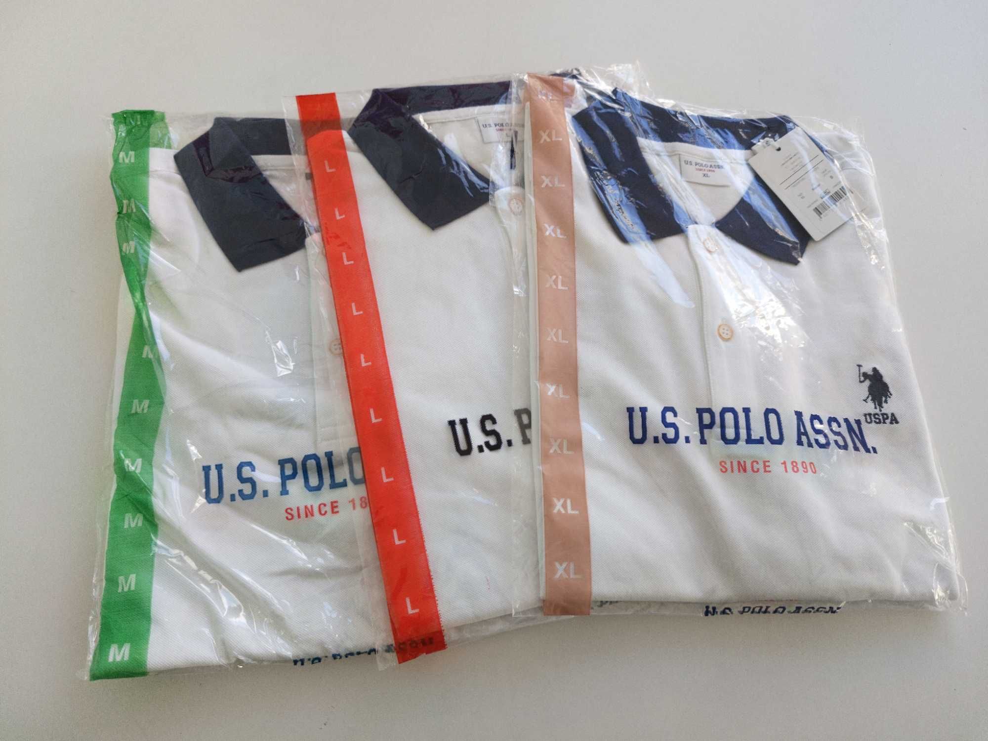 РАЗПРОДАЖБА U.S. Polo Assn. Оригинални мъжки тениски M,L,XL