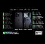 Sticlă / Capac iPhone 8/X/Xs/11/12/13/14/15/16 Pro/ Max / PLUS / Mini