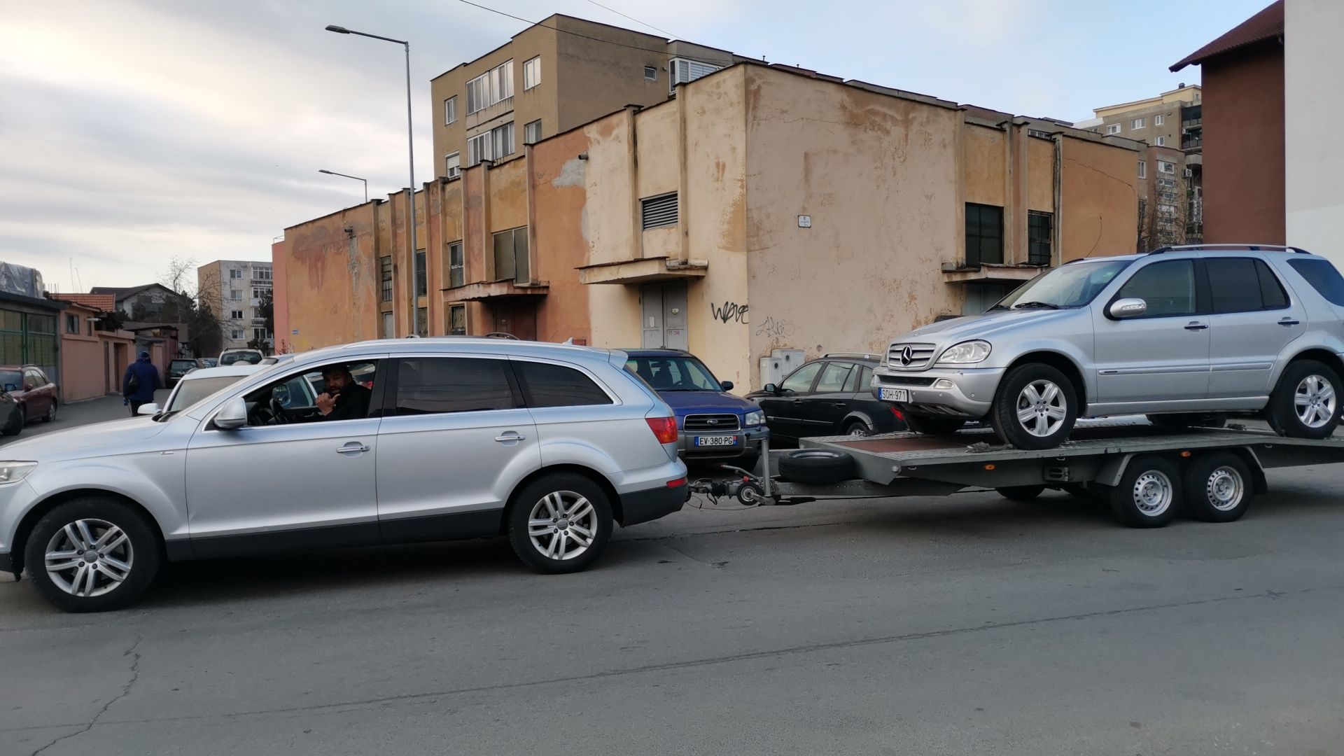 Tractari auto platforma libera Arad Nadlac Ungaria Austria Germania