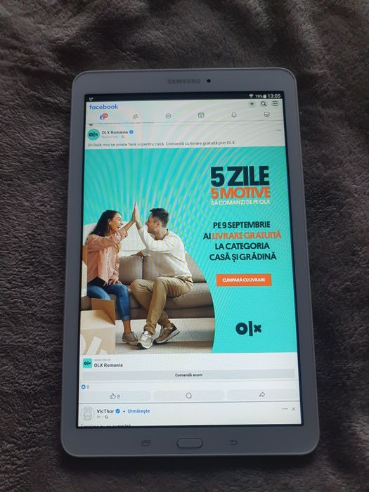 Vand tableta Samsung tab E