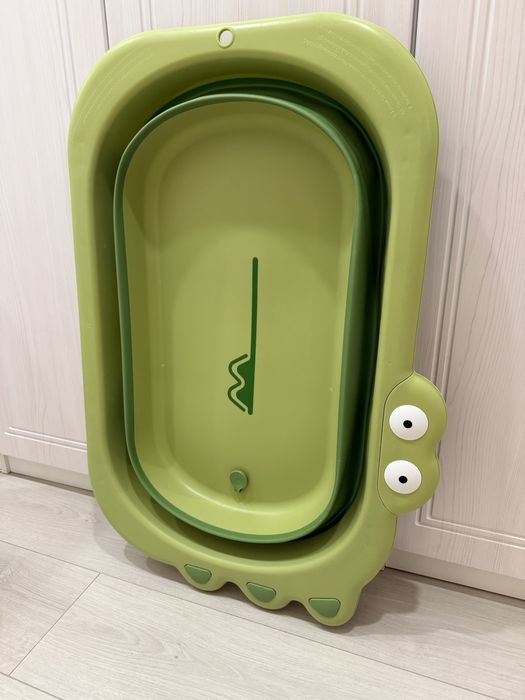 Cadita copii pliabila cu perna sustinere bebelusi