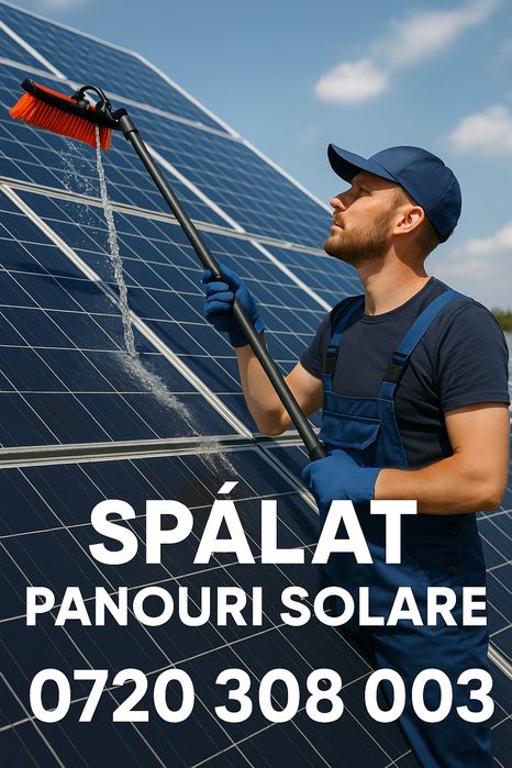 Spălare curățire mentenanță panouri fotovoltaice solare