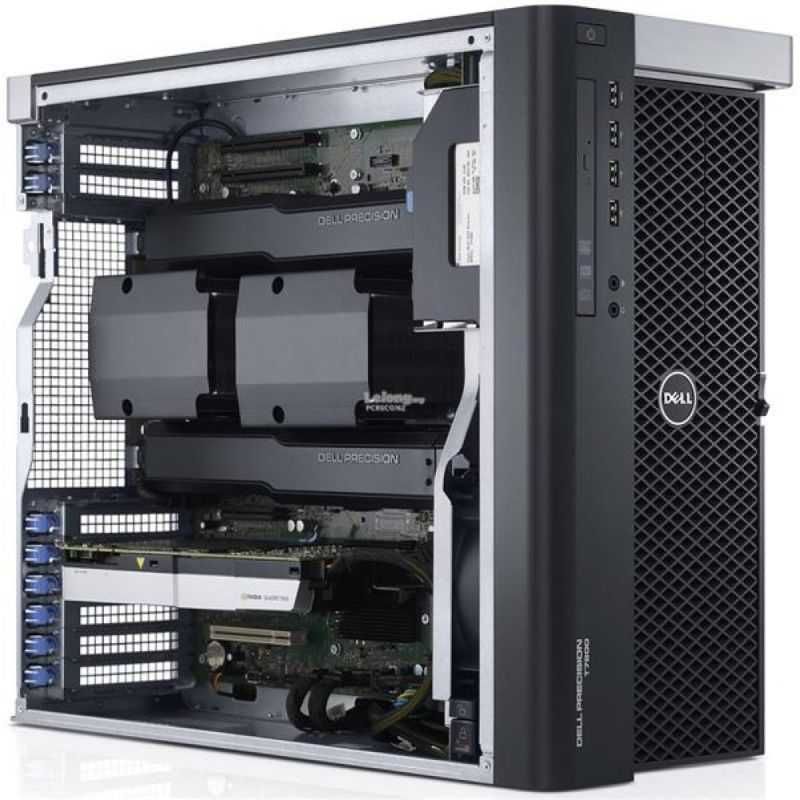 Работна станция DELL T5600 2x E5-2620 32GB 256GB SSD + 1TB HDD K2000