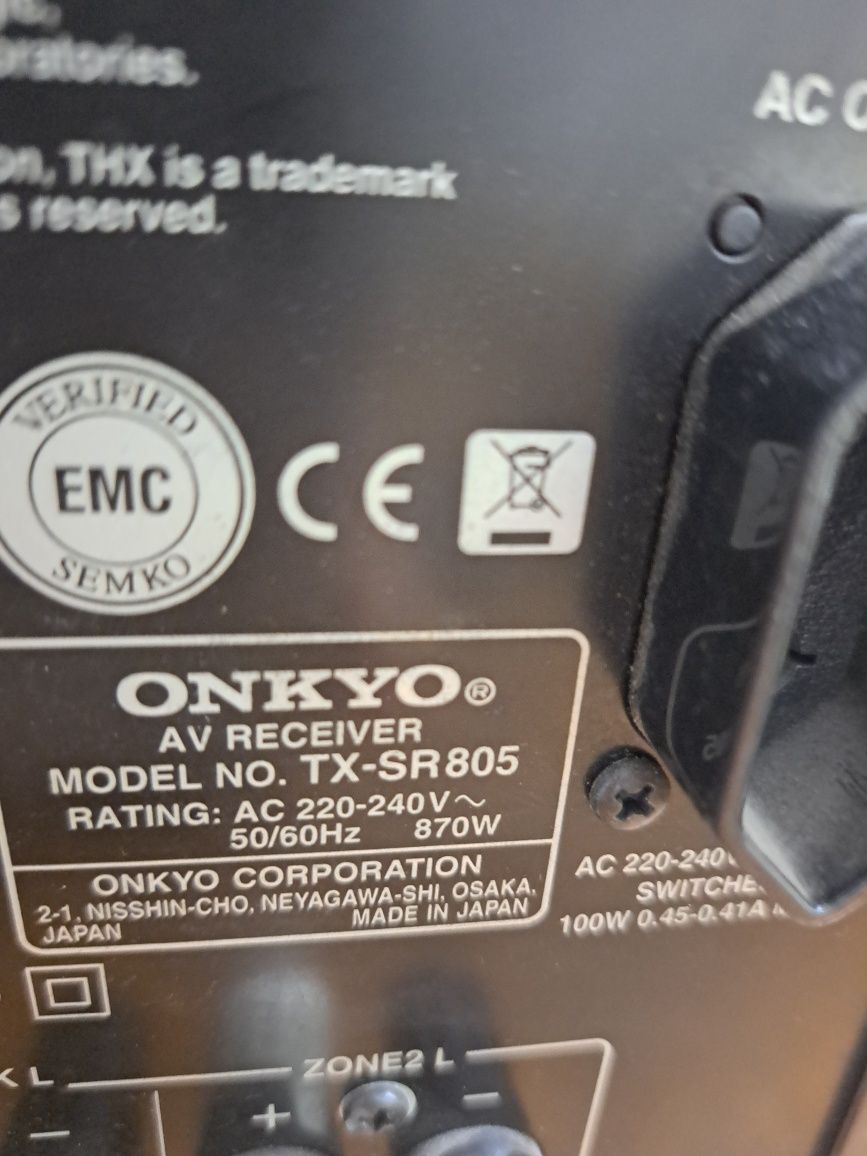 ONKYO AV receceiver TX-SR805