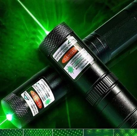 Мощный зелёный лазер