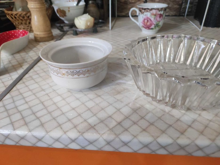 Солонка набор перечница фарфоровые СССР