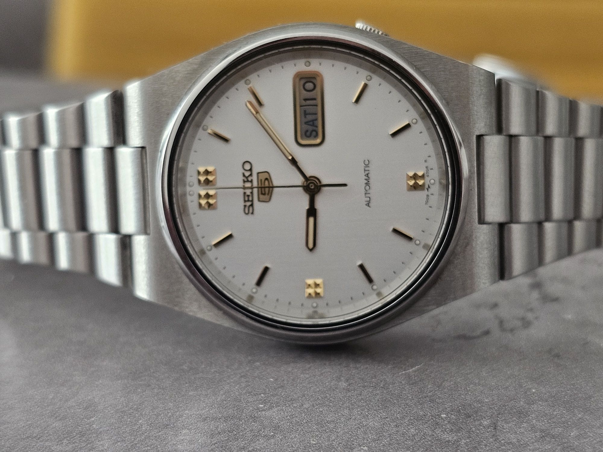 Ceas Seiko colecție White dial Prx look