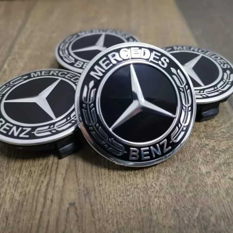 Висококачествени Немски капачки за джанти Мерцедес 75мм