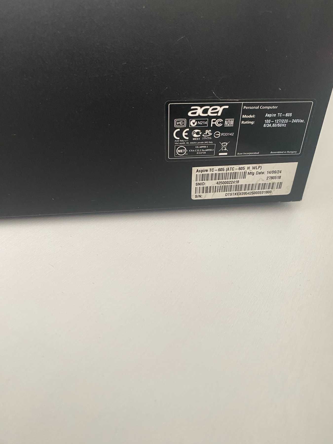 Acer aspire TC-605