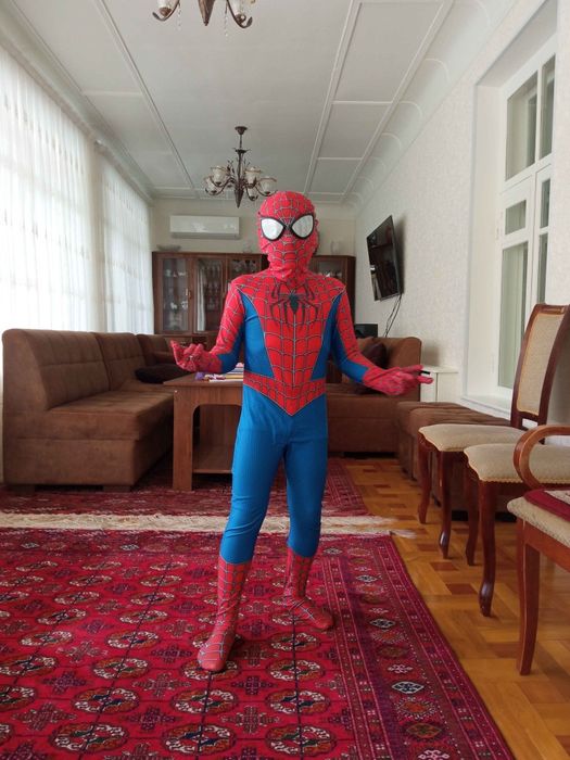Реалистичный костюм человека-паука, для детей и взрослых