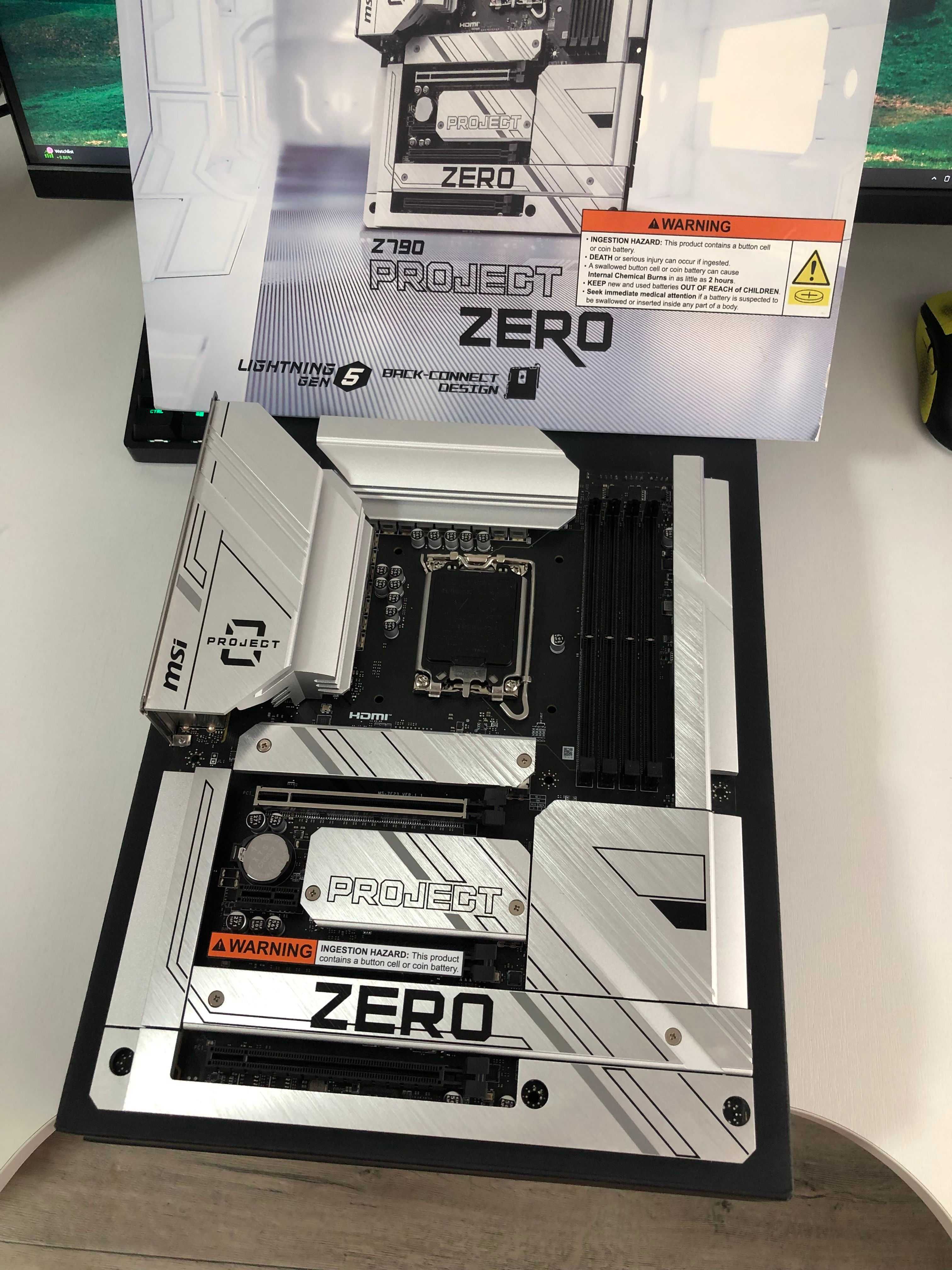 Материнская плата MSI z790 Project Zero LGA 1700 DDR4 Pci5