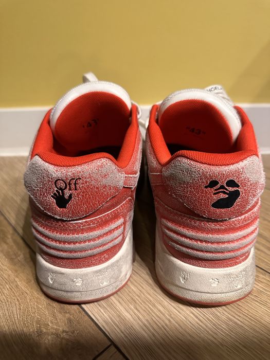 Off white out off office ooo low tops vintage red marime 43