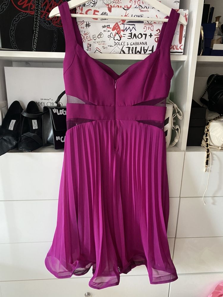 Rochie nunta fuchsia marimea 36