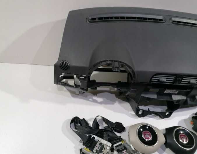 Fiat 500 kit airbag volan pasager plansa de bord set centuri cortine