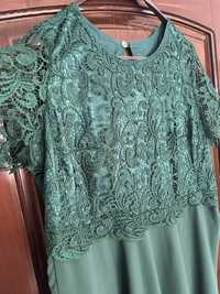 Rochie de gala verde smarald